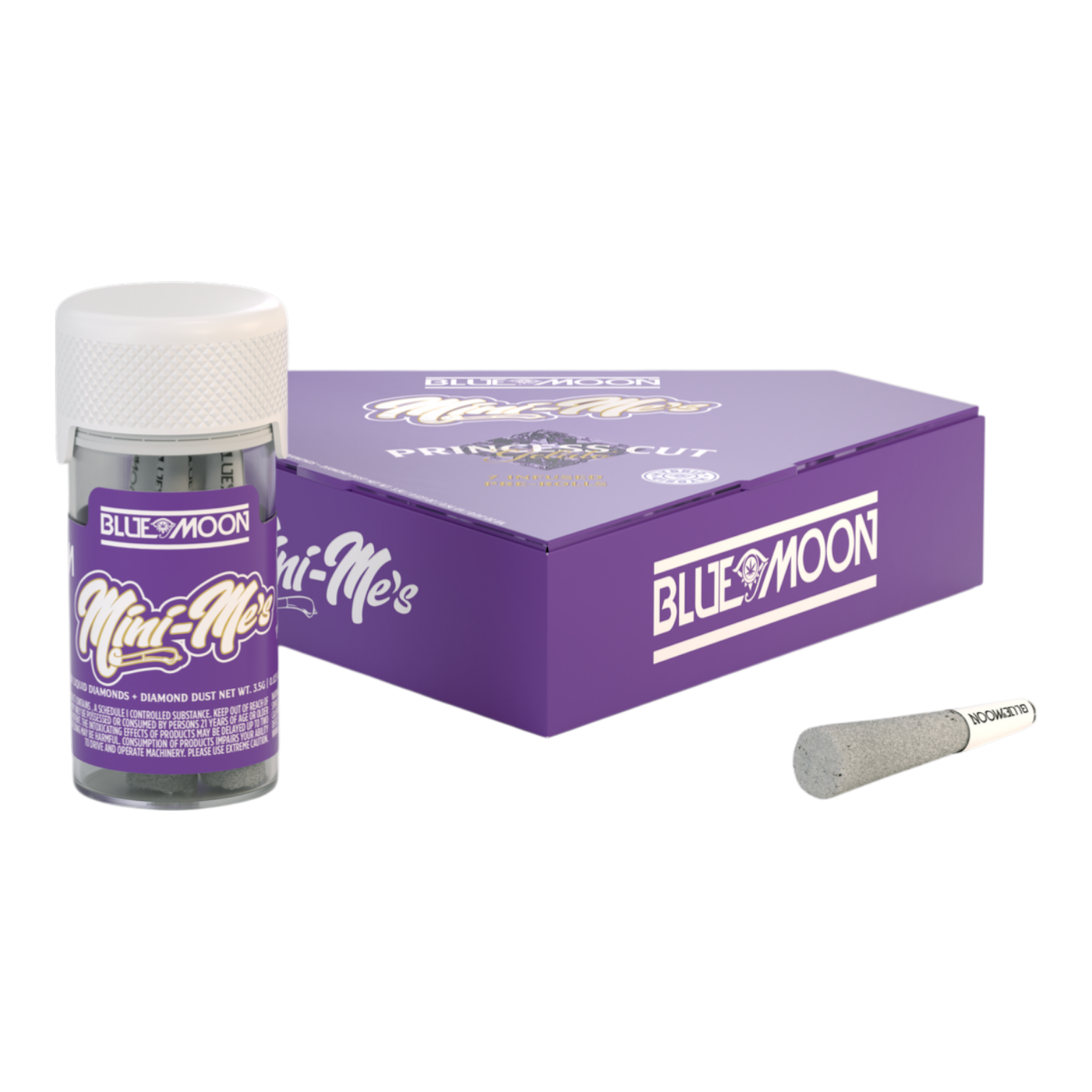Blue Moon – Mini Me’s – 3.5g 7 Pack Infused Pre-Rolls - Image 4