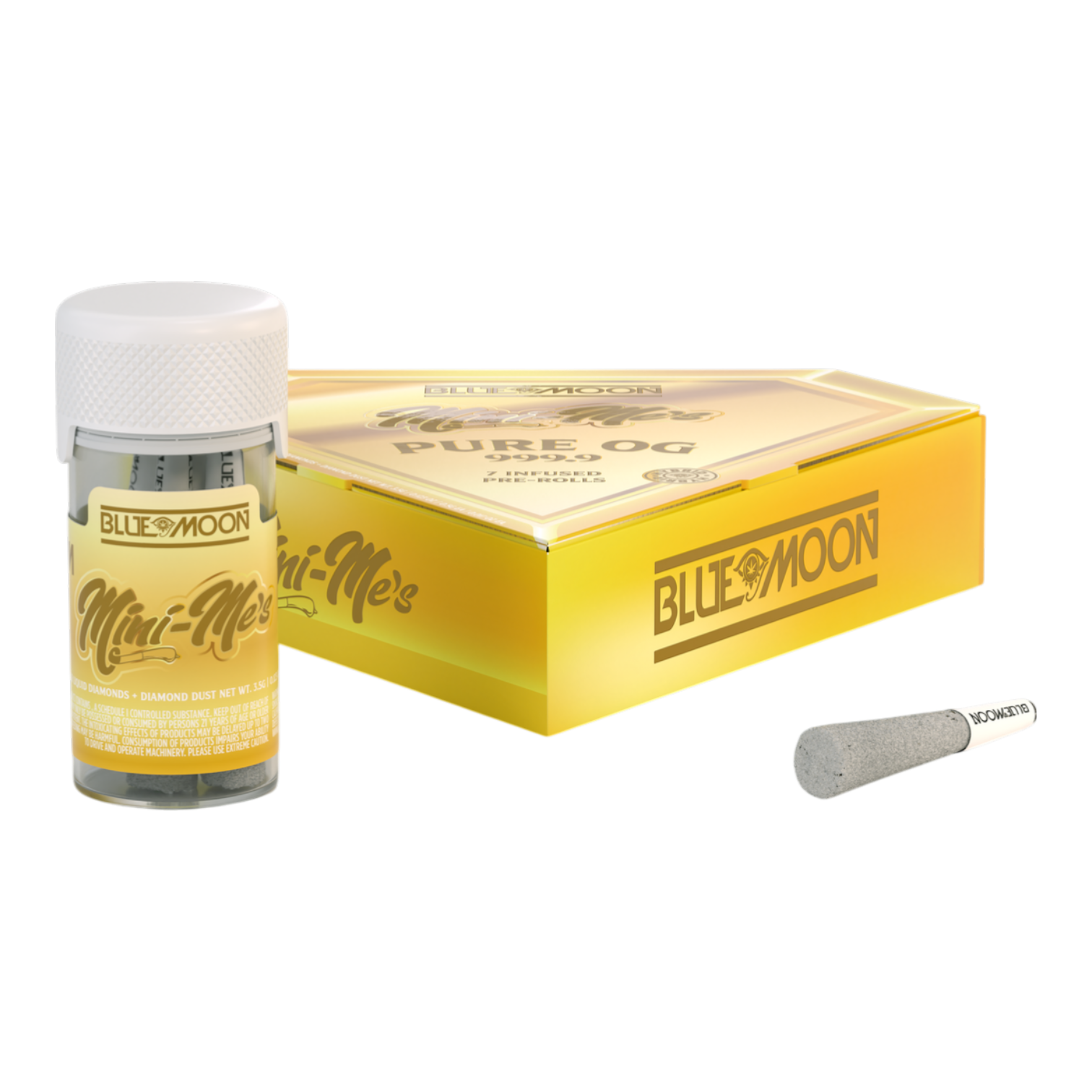 Blue Moon – Mini Me’s – 3.5g 7 Pack Infused Pre-Rolls - Image 3