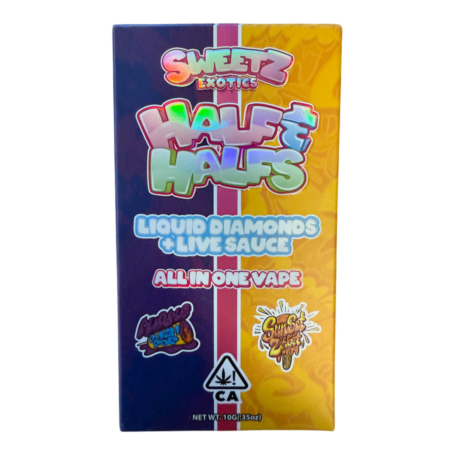 Sweetz – 2g Half & Half Disposable Vapes – Box of 50 - Image 16