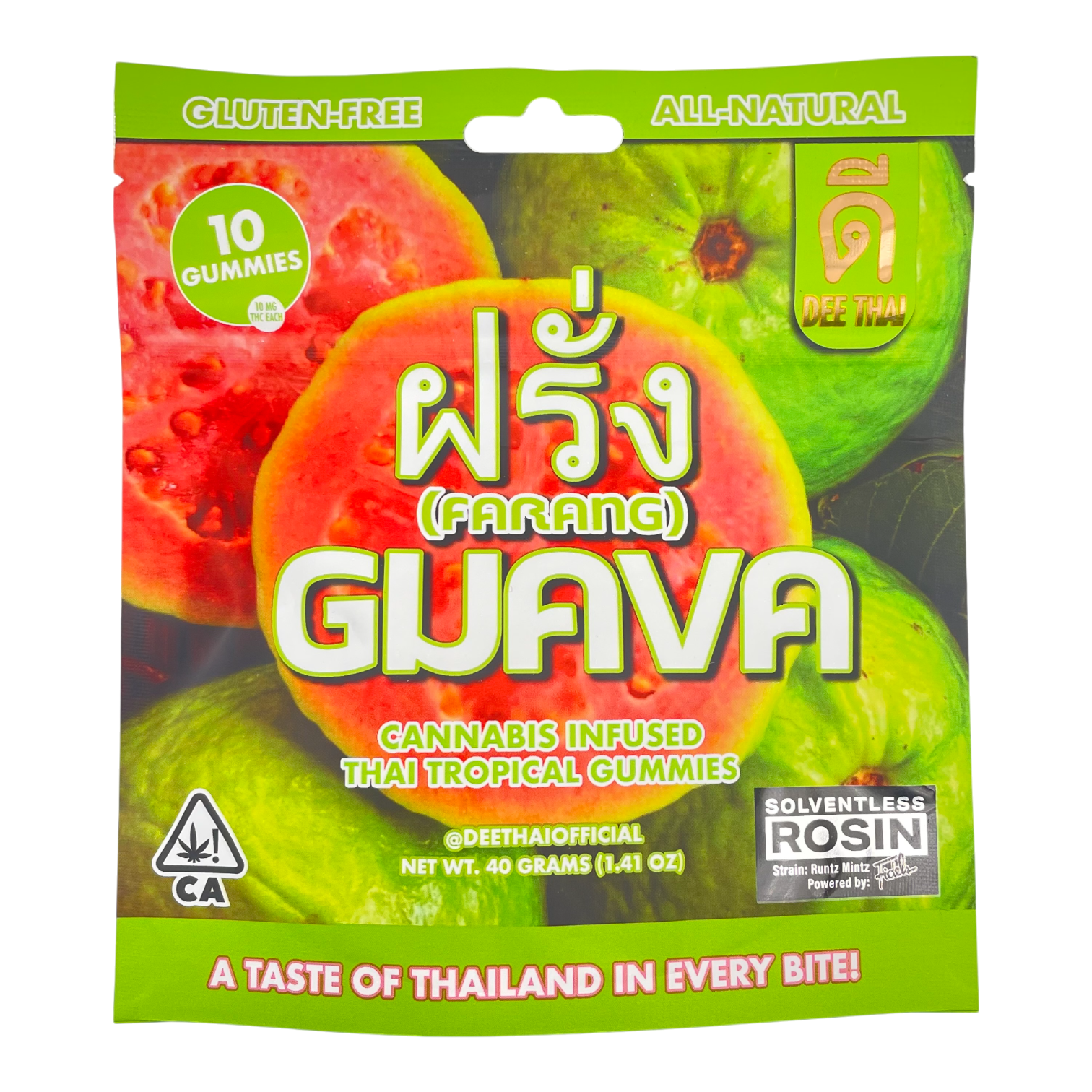 Dee Thai – 100mg Solventless Rosin Edibles