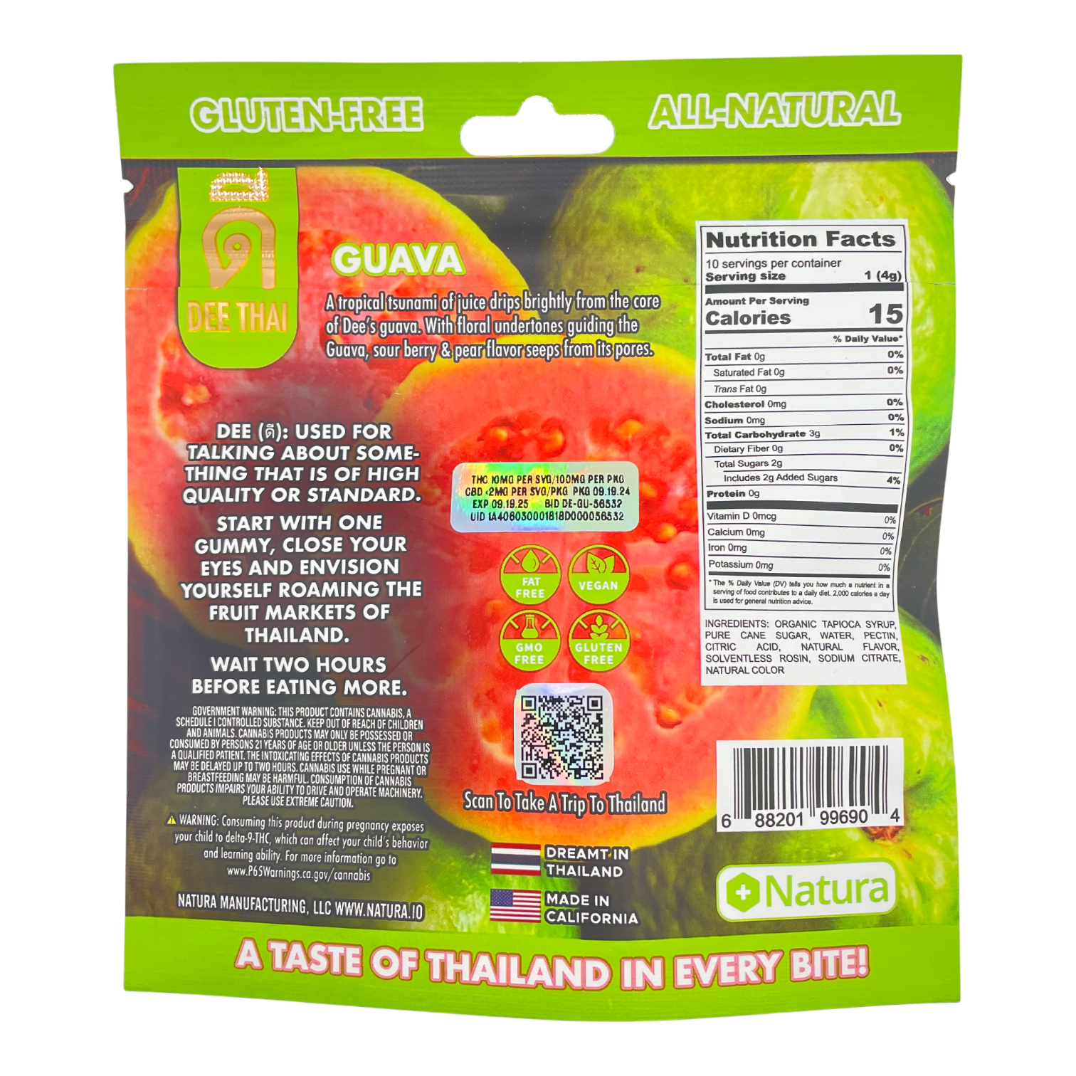 Dee Thai – 100mg Solventless Rosin Edibles - Image 3