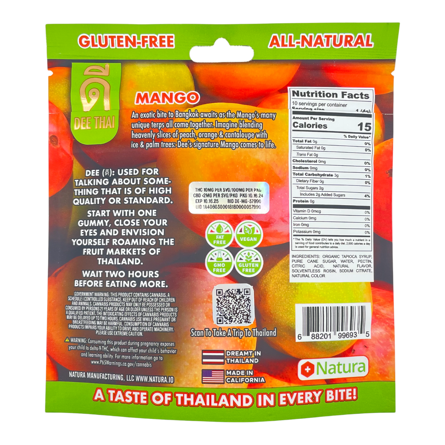 Dee Thai – 100mg Solventless Rosin Edibles - Image 9