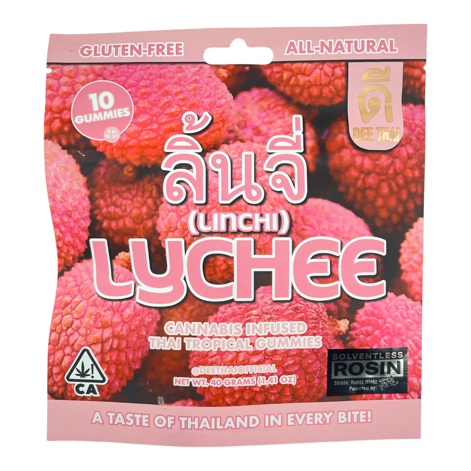 Dee Thai – 100mg Solventless Rosin Edibles - Image 10