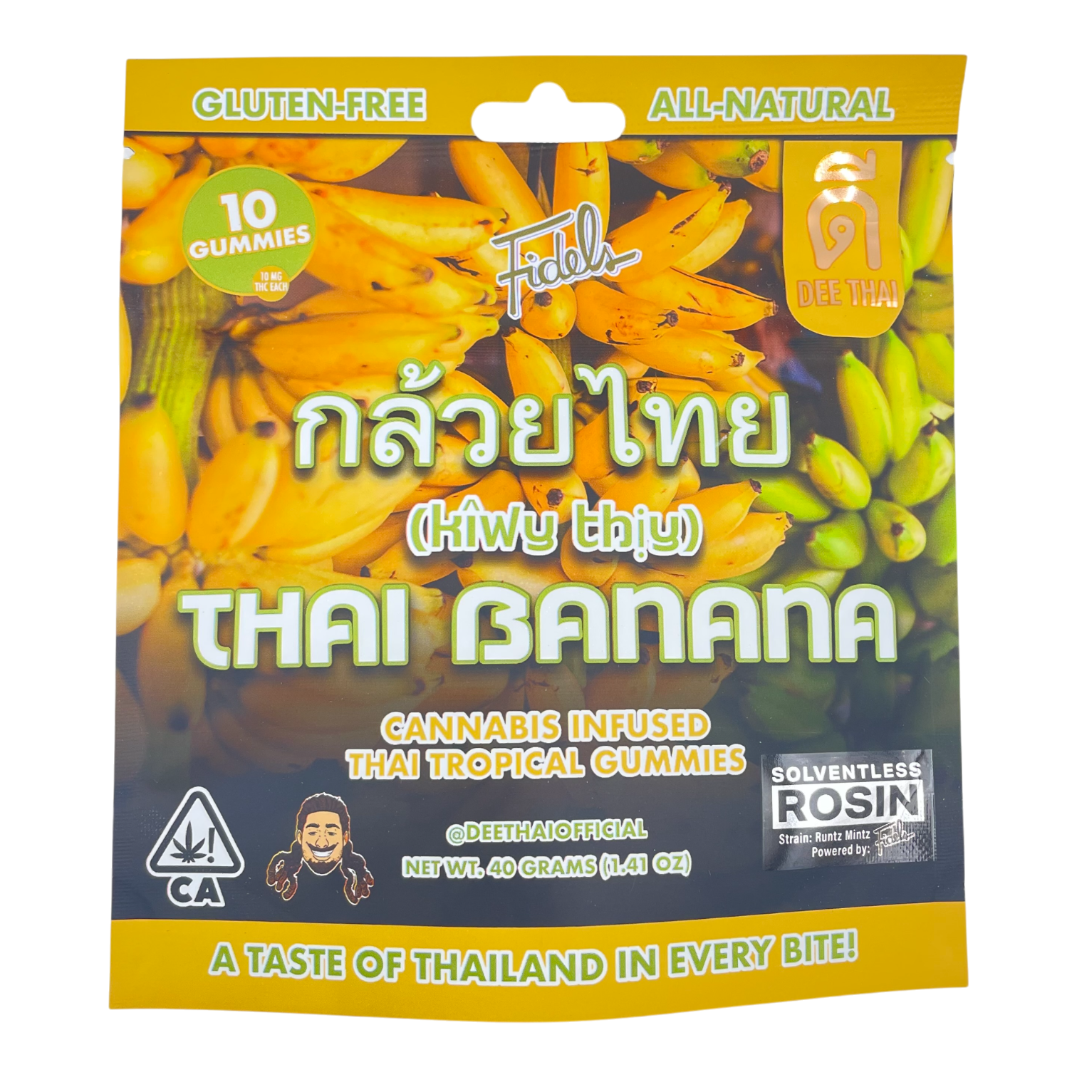Dee Thai – 100mg Solventless Rosin Edibles - Image 12