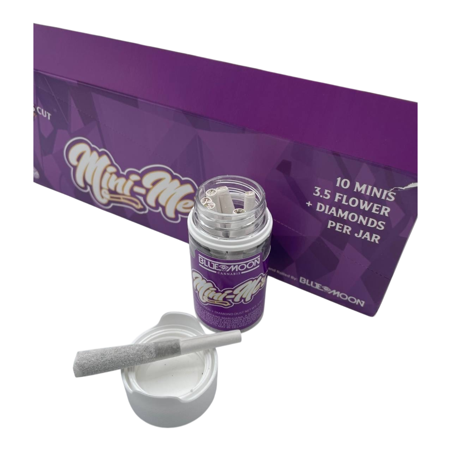 Blue Moon – Mini Me’s – 3.5g 7 Pack Infused Pre-Rolls