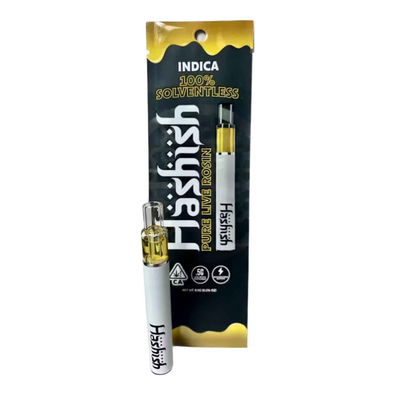 Hashish – Solventless Rosin Disposable – 0.5g