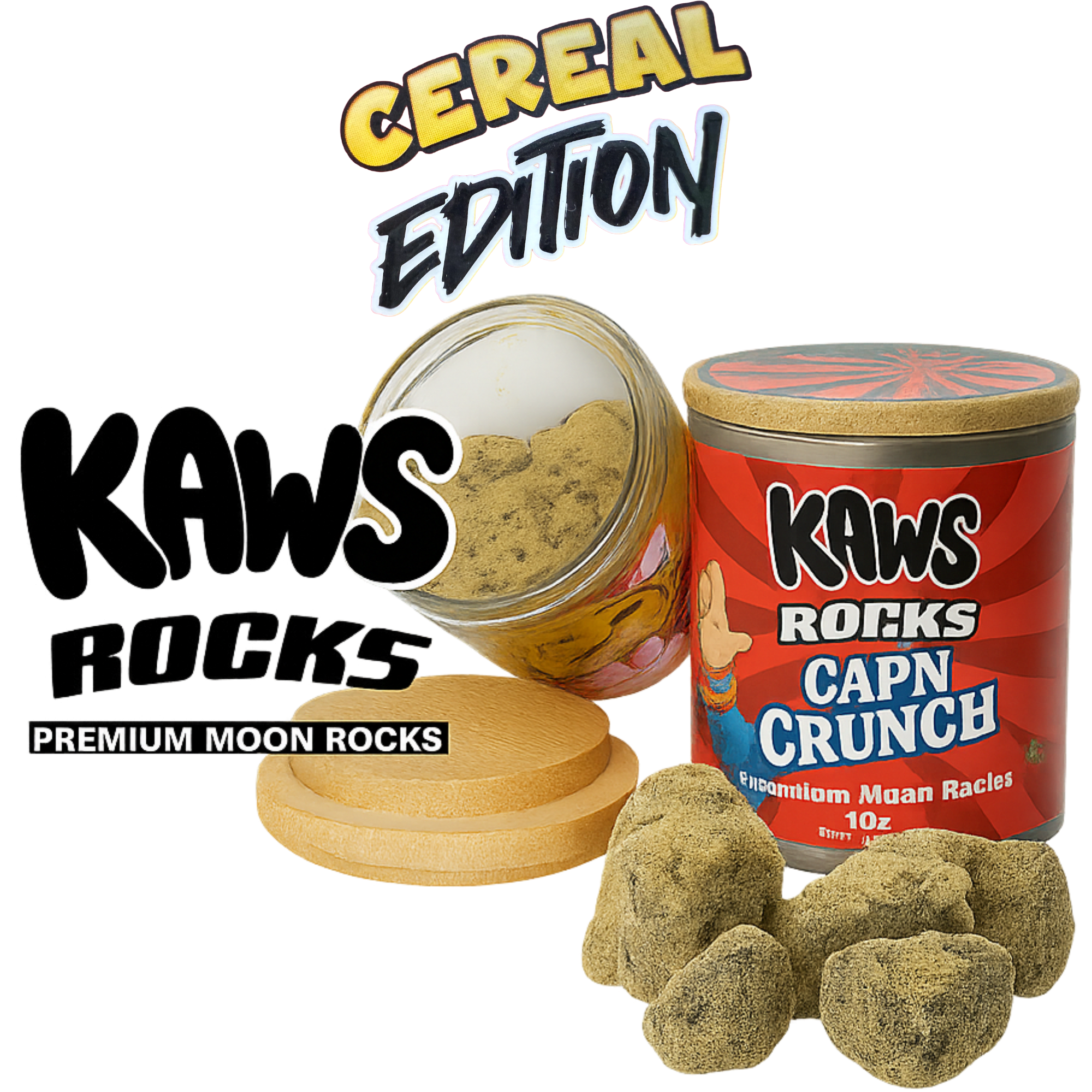 Kaws Moonrocks Cereal Edition – 1oz